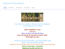 Tablet Screenshot of gravesfamilyresort.com